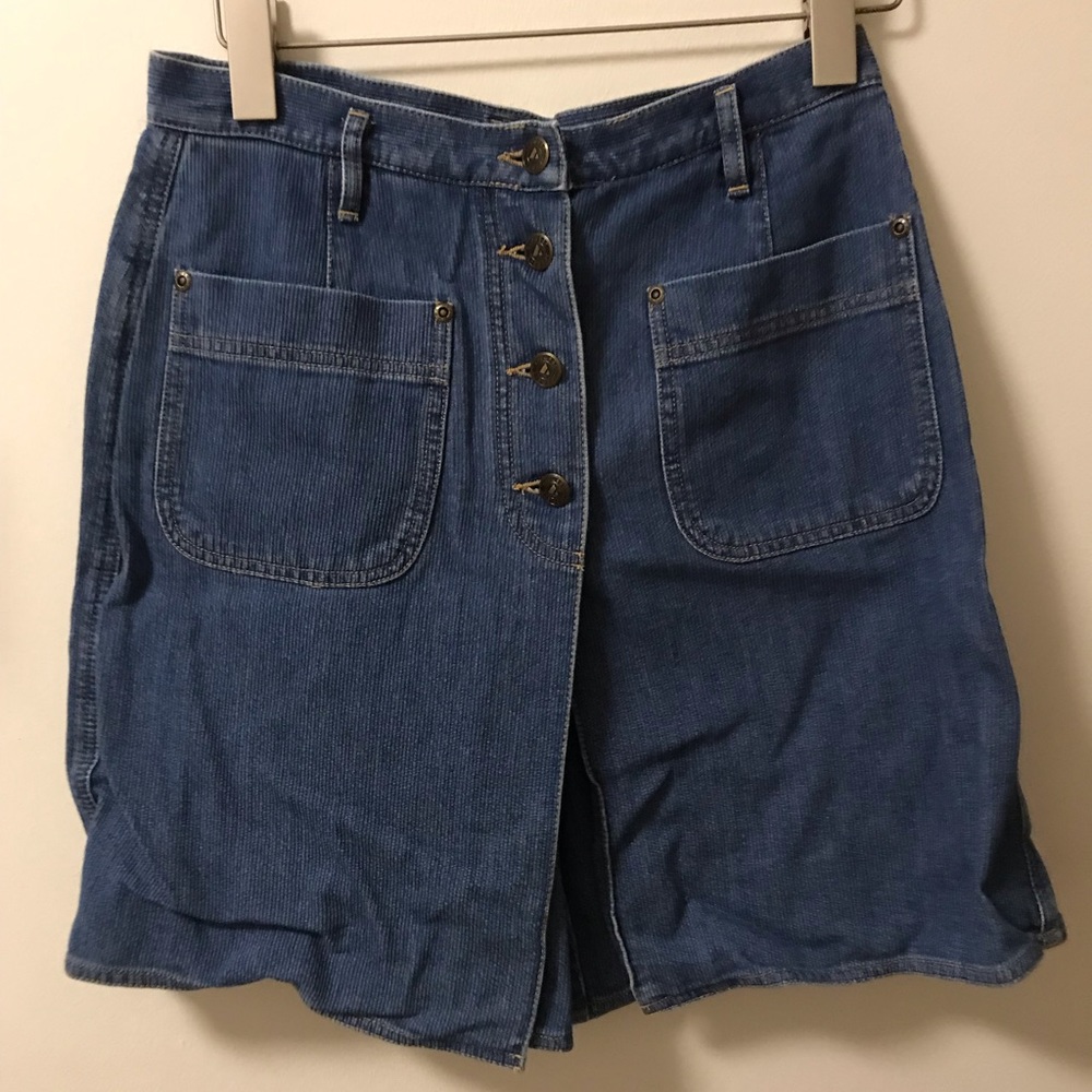 Vintage denim skort